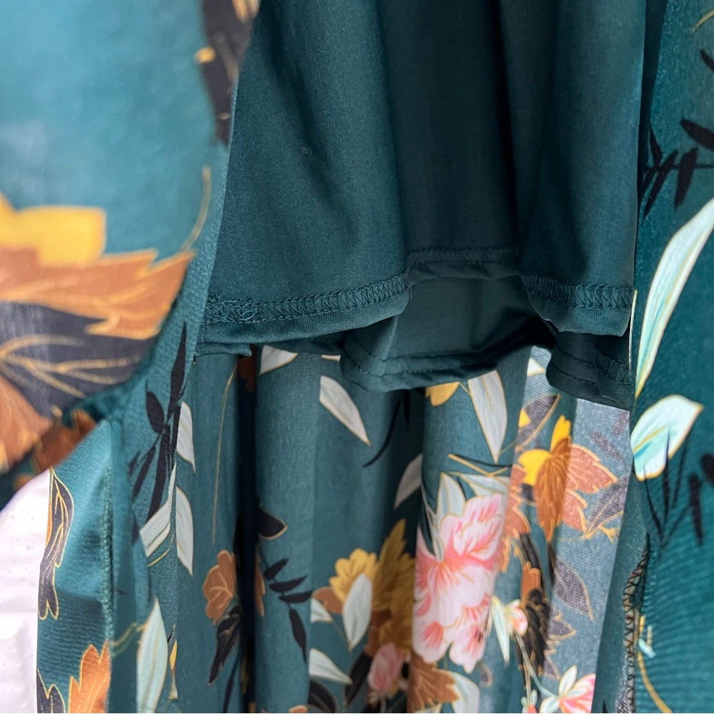 Baltic Born Dark Green Floral Maxi Dress - Picture 13 of 15